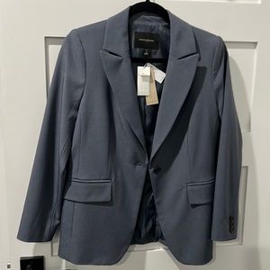 Dusty blue Banana Republic Factory blazer jacket